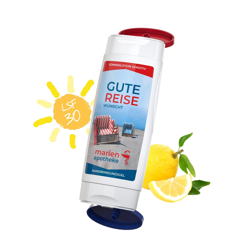 Bild DuoPack Sonnenmilch LSF 30 (sens.) + Handreinigungsgel (2 x 50 ml), BL