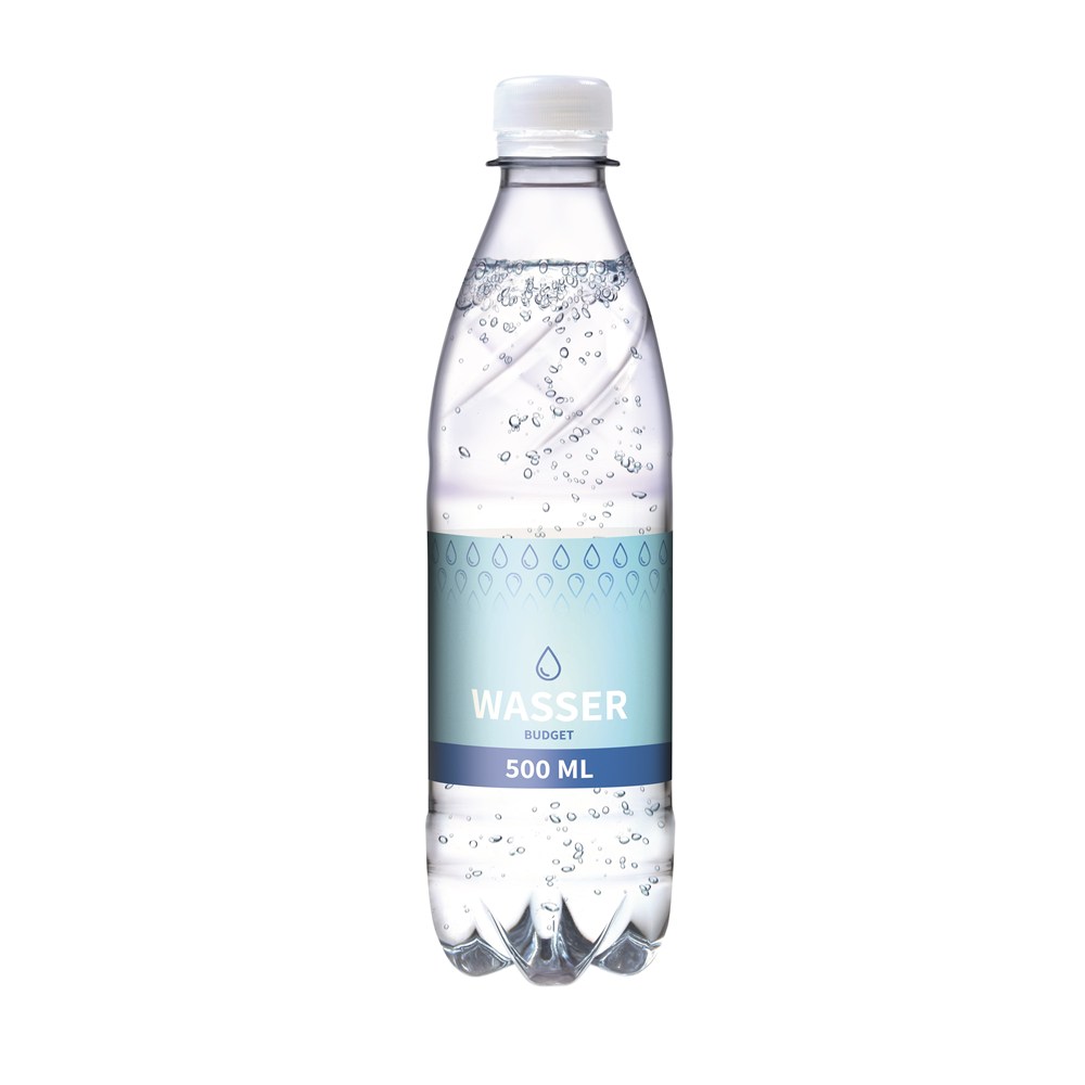 Bild Tafelwasser, 500 ml, sanft prickelnd (Flasche Budget)