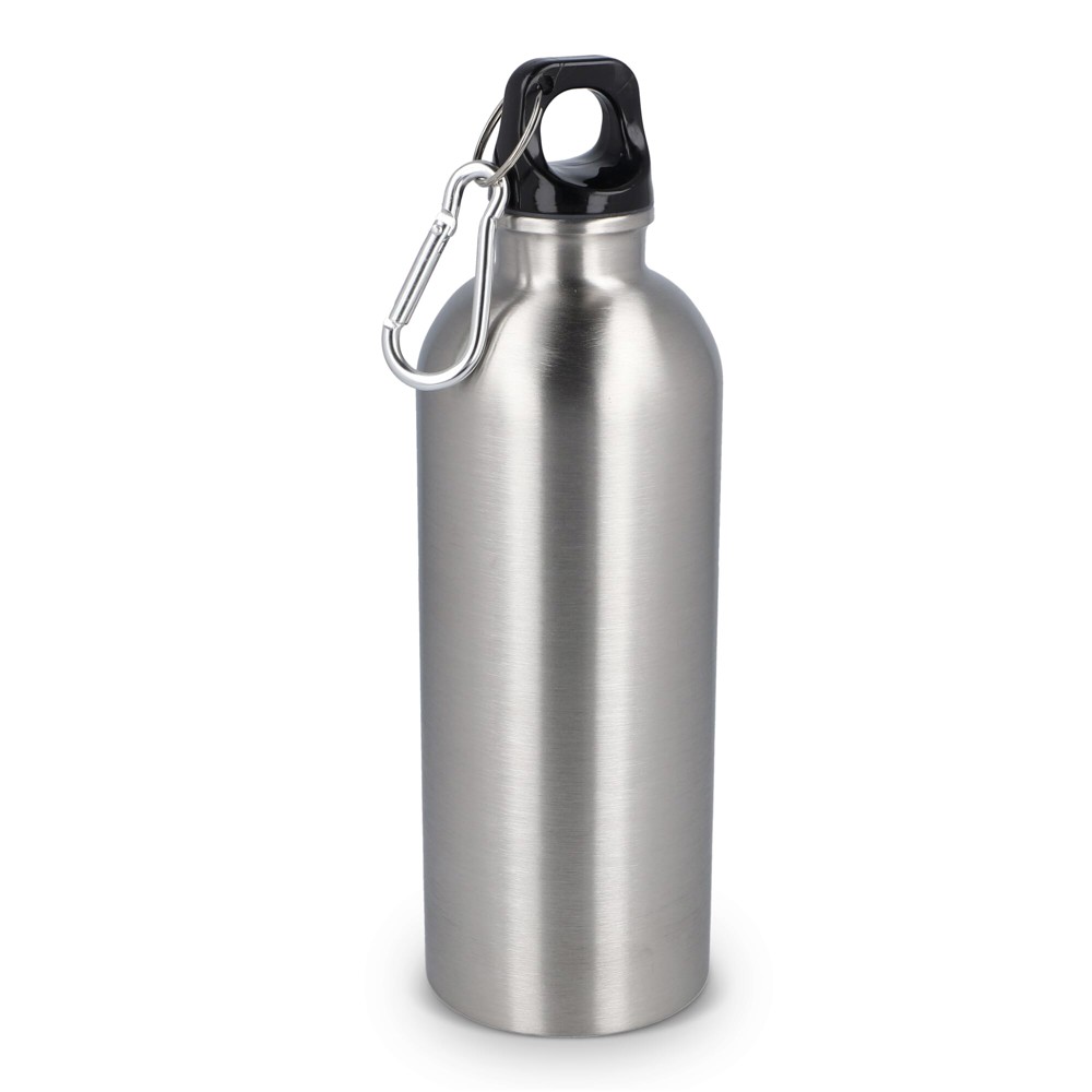 Bild R-Edelstahl einwandige Flasche mit Karabiner 500 ml