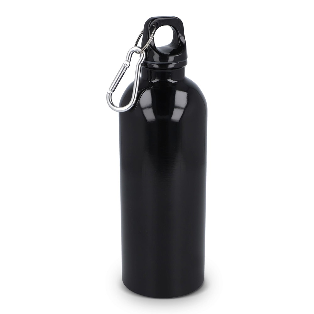 Bild R-Edelstahl einwandige Flasche mit Karabiner 500 ml