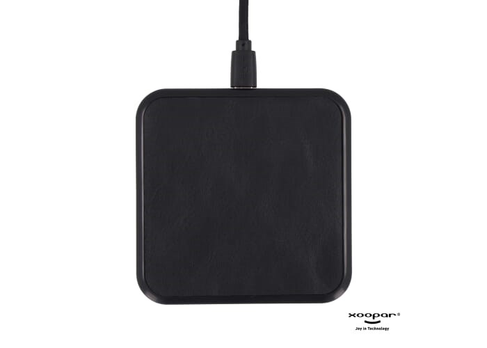 Bild 2259 | Xoopar Iné Wireless Fast Charger - Recycled Leather 15W