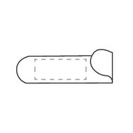 op metalen plaatje (max 30 x 10 mm)