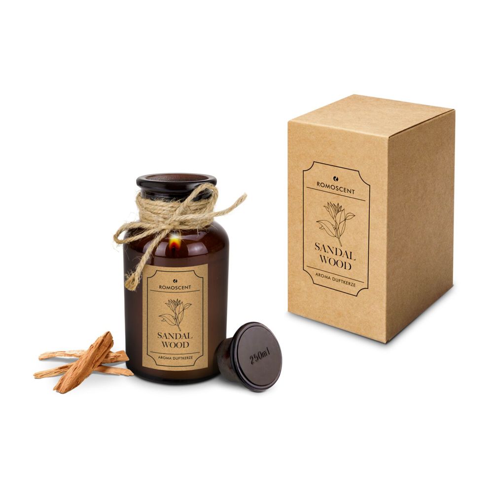 Bild ROMOSCENT® Aromakerze Apothekerflasche