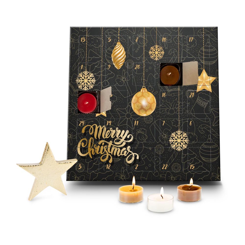 Bild ROMOSCENT® Duftkerzen Adventskalender Merry Christmas
