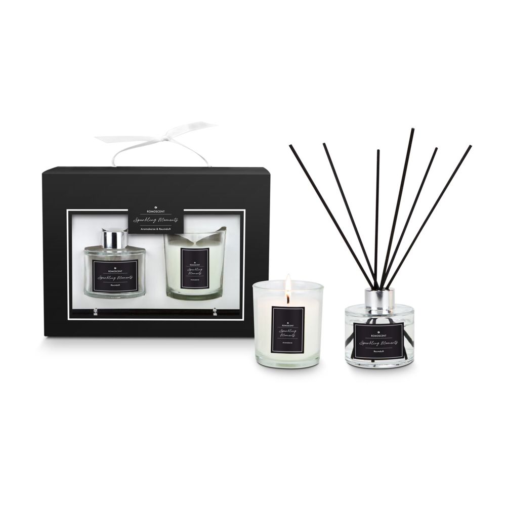 Bild ROMOSCENT® Aroma-Set Sparkling Moments, Raumduft & Aromakerze