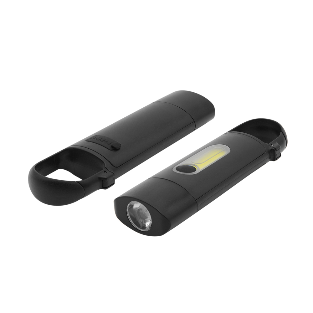Bild Taschenlampe "COB" mit Karabiner